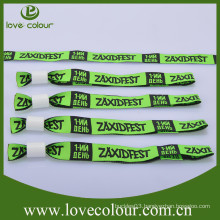 Factory customized wristbands/woven cloth bracelet